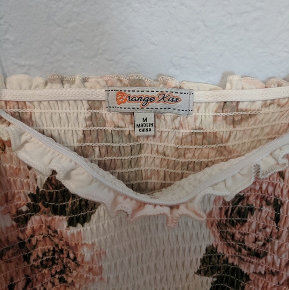 Off The Shoulder Floral Top - Picture 2 of 2